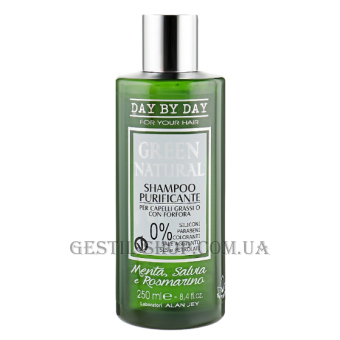 GESTIL Alan Jey Green Natural Shampoo Purificante - Шампунь очищаючий для жирного волосся з лупою